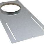 Rough In plate with Lip for 4-inch slim panel pot lights. simply retrofits