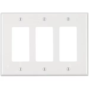 Leviton 3-Gang Standard Decora Nylon Wall plate