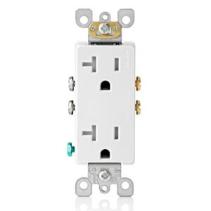 Leviton Decora Duplex Receptacle 20A