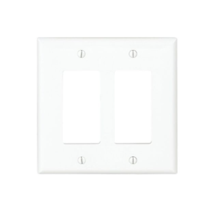 Eaton 1-Gang/2-Gang/3-Gang/4-Gang/5-Gang Mid-size Polycarbonate Decora White (PJ26W/PJ262W/PJ263W/PJ264W/PJ265W)