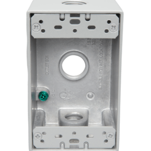 FSB50-33*1/2” Aluminum box without cover (50 Pack)