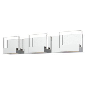 LED 24 inch(3 Lights) Square Glass Vanity Light 20W 3000K