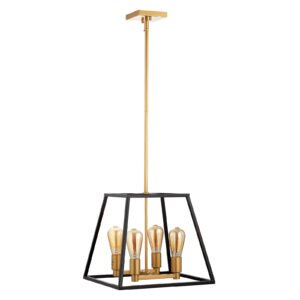 15 inch (4 Lights) Geometrical Pendant Light 60W E26